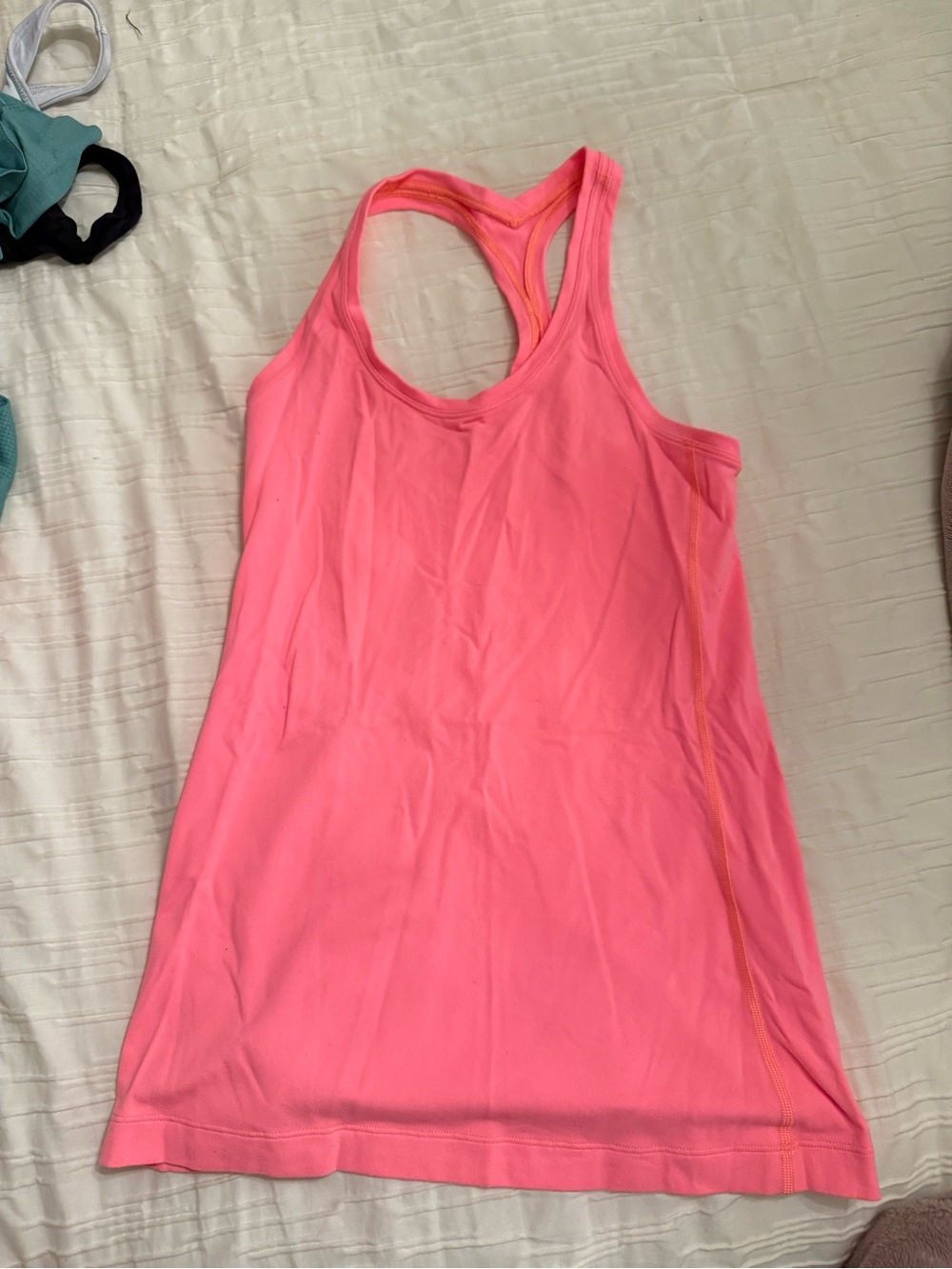 lululemon athletica Pink Racerback Tank Top